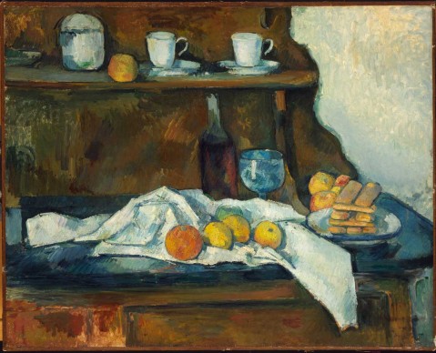 Paul Cézanne, Il Buffet 1877-1879. Olio su tela, cm 65,5x81 © Museum of Fine Arts, Budapest 2015