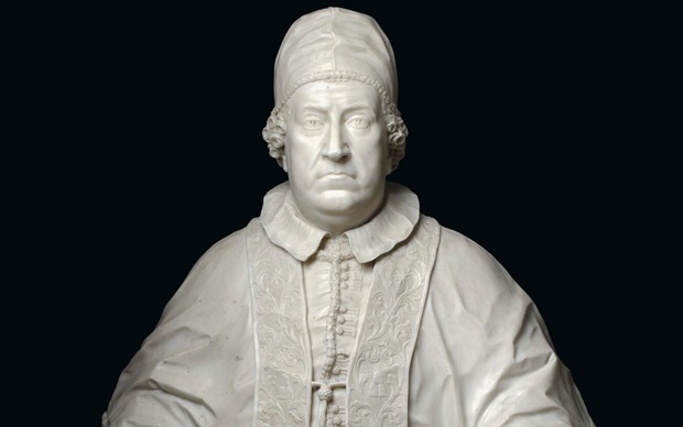 Agostino Cornacchini (Pescia, 1686 – Roma, 1754 circa) Busto di Clemente XI Albani 1712 circa marmo di Carrara, altezza 100 cm