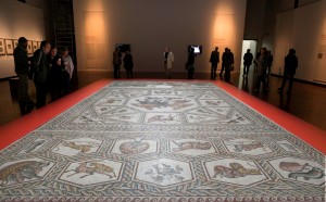 Il Mosaico di Lod esposto alla Fondazione Cini (foto Matteo de Fina)