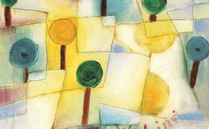 Paul Klee WohinJunger Garten, 1920, olio su carta su cartone, Museo comunale città di Locarno