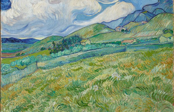 Vincent-van-Gogh,-Landscape-from-Saint-­Rémy,-1889.-Oil-on-canvas-70.5-x-88.5cm.-Ny-Carlsberg-Glyptotek,-Copenhagen