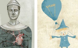 i poster di tre illustratori: progetto EmOZioni ai MagazziniOz di Torino