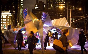 SOFTlab, Nova, Flatiron Public Plaza Holiday Design Competition 2015, Manhattan - New York. Photo courtesy of 3M