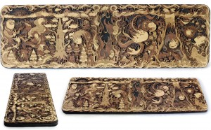 Martin Tomsky Woodwork illustrazioni intaglio legno