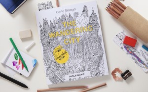 The Wandering City, libro da colorare prodotto da Moleskine
