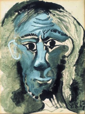 Pablo Picasso, Autoritratto, 1967