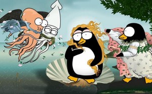 arte pinguina libro illustrato fenati tea