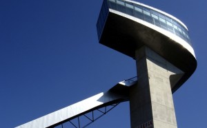 trampolino di Bergisel Innsbruck Zaha-Hadid salto con gli sci