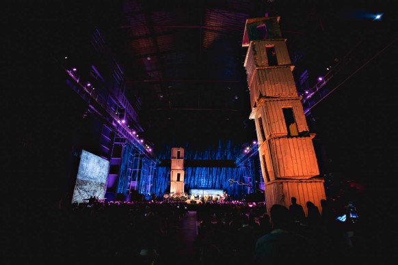 Milano, 26 gennaio 2016: Franco Battiato in concerto all'HangarBicocca per il terzo anniversario di Sky Arte HD ® Antinori