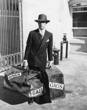 Buster Keaton, appena giunto agli Studios della Metro-Golwyn-Mayer (Photo by Hulton Archive/Getty Images)