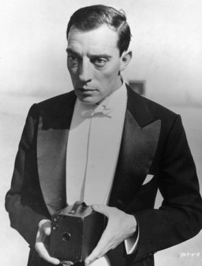 Buster Keaton nel 1935 (Photo by Hulton Archive/Getty Images)