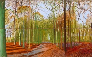 David Hockney – Woldgate Woods – 21, 23 e 29 novembre 2006 – courtesy l’artista
