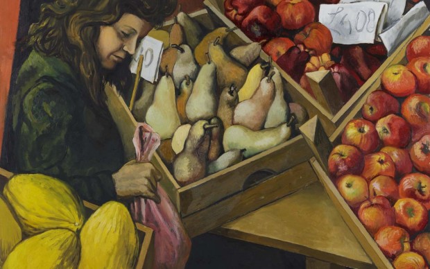 Renato Guttuso, Donna e banco di frutta
