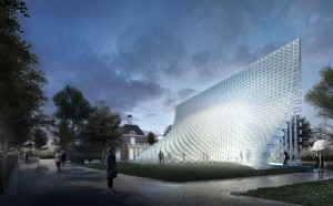 Serpentine Pavilion 2016 designed by Bjarke Ingels Group (BIG); Design render © Bjarke Ingels Group (BIG)