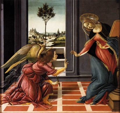 Sandro Botticelli, Annunciazione di Cestello, 1489-90
