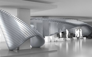 Georg Jensen Debuts Collaborations With Visionary Architect Zaha Hadid (PRNewsFoto/Georg Jensen)