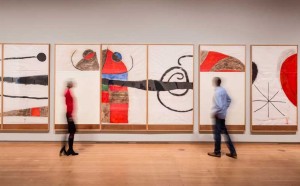 Joan Miró. Painting Walls Painting Worlds, veduta della mostra © Schirn Kunsthalle Frankfurt, 2016. Photo: Norbert Miguletz