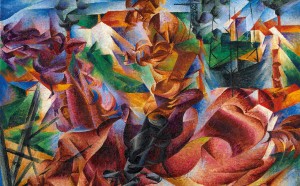 Umberto-Boccioni Elasticità 1912