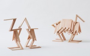 kengo kuma tsumiki blocchi costruzione gioco legno