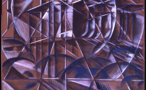 Giacomo BALLA-velocit+á d'automobile FuturBalla mostra Fondazione Pasquinelli Milano