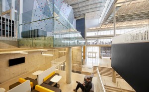 Cibinel Architects Ltd + Batteriid Architects, Active Living Centre, University of Manitoba - Canada. Photo credit: Jerry Grajewski