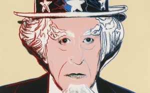Andy Warhol, Uncle Sam, 1981, serigrafia su Lenox Museum Board, 96,5x96,5 cm