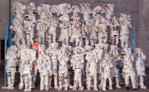 Olaf Breuning Good News, Bad News 2008 C-print su carta 136 x 186 cm Collezione Annette e Peter Nobel