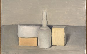 Giorgio Morandi, Natura morta, 1955, Olio su tela, Morat-Institut für Kunst und Kunstwissenschaft, Freiburg im Breisgau © 2016, ProLitteris, Zürich
