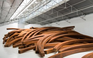Bernar Venet Effondrement:Arcs, 2016 von Bartha Courtesy the artist and the gallery