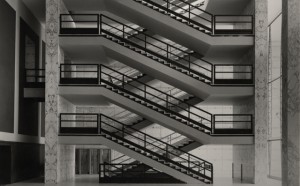 Palazzo dei Ricevimenti e Congressi di Adalberto Libera all’E42 a Roma. Il vano scala, 1937-1942 Mart, Archivio del ’900, Fondo Libera/Foto di Gabriele Basilico