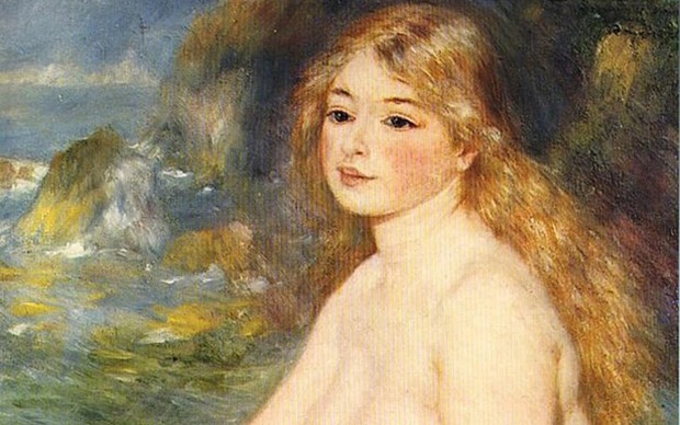 Pierre-Auguste Renoir, La baigneuse blonde, 1882, Torino, Pinacoteca Giovanni e Marella Agnelli