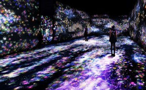 teamlab installazione multimediale flowers and people california