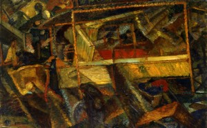 Carlo Carrà, Ciò che mi ha detto il tram, 1911