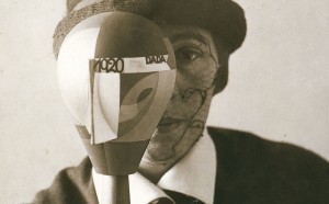 Nic Aluf, Portrait of Sophie Taeuber with her Dada Head, 1920. Gelatin silver print, 20.9 × 16.6 cm. Galerie Berinson, Berlin © 2016 Artists Rights Society (ARS), New York/VG Bild-Kunst, Bonn