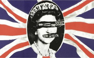 jamie reid god save the queen cover album sex pistols