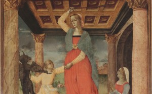 Baldo de Sarofini Madonna del Soccorso 1506 (?) Tempera su tela Recanati, Chiesa del Beato Placido
