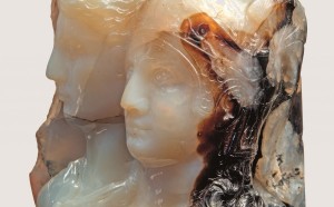 Manifattura italiana Alessandro Magno e Olimpiade fine del XVII – prima meta del XVIII secolo (ante 1753) sardonice bianca e bruna Firenze, Museo Archeologico Nazionale