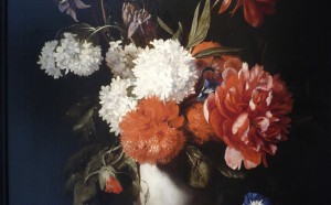 Dirck de Bray Flowers in a White Stone Vase, 1671 Oil on panel 62 × 44 cm Private collection © Photo courtesy of the owner