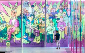 Nástio Mosquito, T.T.T. - Template Temples of Tenacity, 2016. Immagini della mostra a cura di Elvira Dyangani Ose, Fondazione Prada, Milano. Photo by Ela Bialkowska, OKNOstudio. Courtesy Fondazione Prada