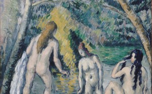 Paul Cézanne Three Bathers, 1879-1882 Oil on canvas 55 × 52 cm Petit Palais, Musée des Beaux-Arts de la Ville de Paris © Petit Palais / Roger-Viollet