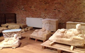 Tomba etrusca del III secolo a.C. - Museo Civico Diocesano Santa Maria dei Servi, Città della Pieve - Foto di Claudia Giraud