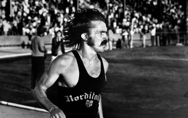Steve Prefontaine during his last run, the 5,000 meter race at Hayward Field on May 30, 1975. (Wayne Eastburn/The Register-Guard) Free to Run documentario