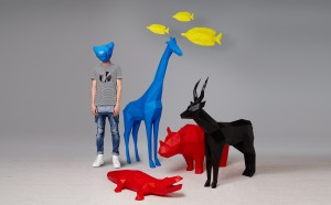 Folding Pets Big Animals, design di Pellegrino Cucciniello