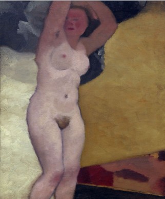 Felice Casorati, La convalòescente, 1934, olio su tela, Venezia, Fondazione Musei Civici Ca’ Pesaro