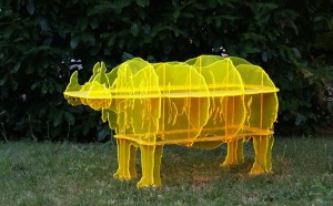 Gino Marotta, Rinoceronte solare, 1971, metacrilato