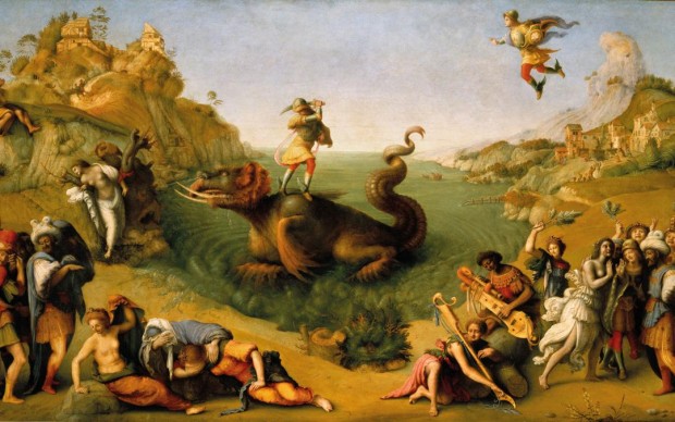 Piero di Cosimo, Andromeda liberata da Perseo, 1510 Firenze, Galleria degli Uffizi. Su concessione del Ministero dei beni e delle attività culturali e del turismo