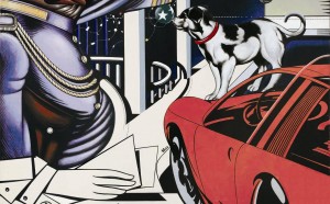 Sergio Sarri, Il grande prestigiatore (Le avventure di Nessuno), 1967, acrilico su tela