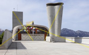 felice varini le corbusier città radiosa marsiglia