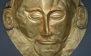 Maschera di Agamennone, scoperta da Heinrich Schliemann nel 1876 a Micene