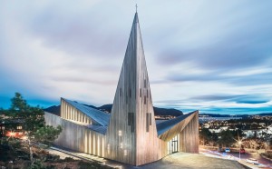 Knarvik Community Church. Photo credit: Hundven-Clements_Photography